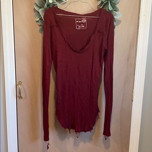 Free People Red Top